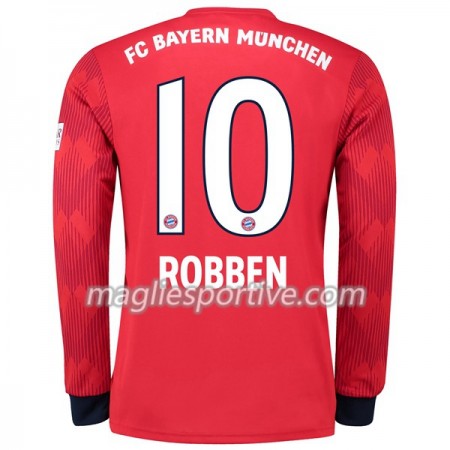 Completo Calcio Bayern Monaco Robben 10 Divisa Prima 2018/2019 ML